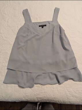 Banana Republic Light Blue Double-Layer Camisole